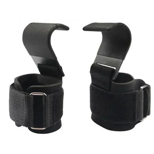 2/1PC Weight Lifting Hook Grips with Wrist Wraps